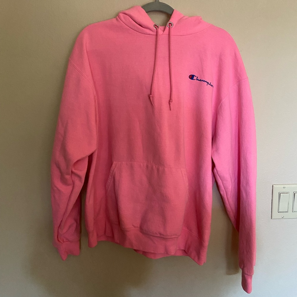 Pink Champion hoodie